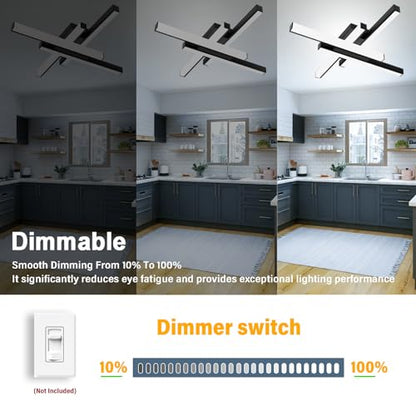 Bathroom Light Fixtures Over Mirror Dimmable 5000K
