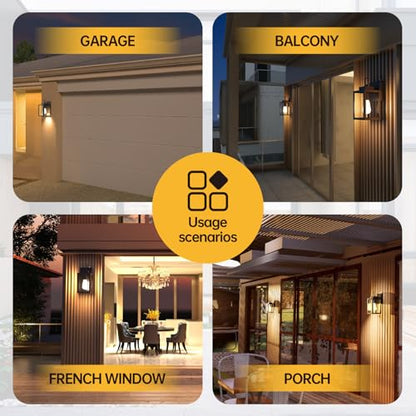 Small Black Outdoor Wall Light