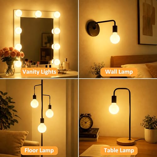 G80 2700K Dimmable Light LED Bulbs