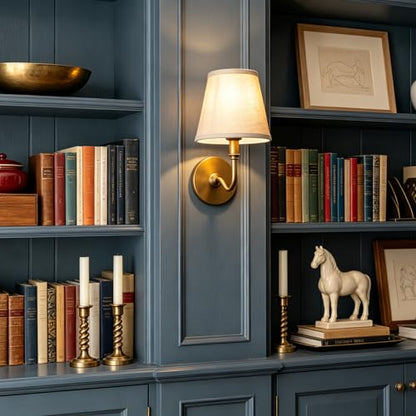 Hardwired Fabric Wall Sconces
