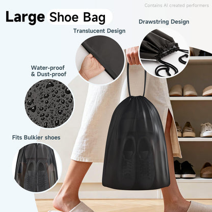 Packing Cubes for Travel (14 Black Flower)