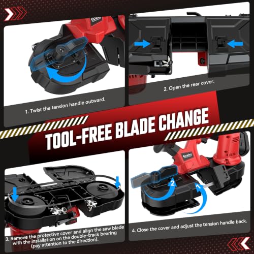 2-1/2″ Cordless Portable Band Saw