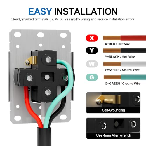 Nema 14 50 EV Outlet 50 Amp EV Charging Receptacle
