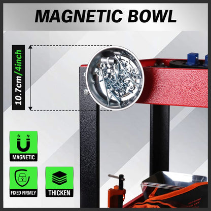 118 Piece Magnetic Screwdriver Set with Plastic Racking (Durable)