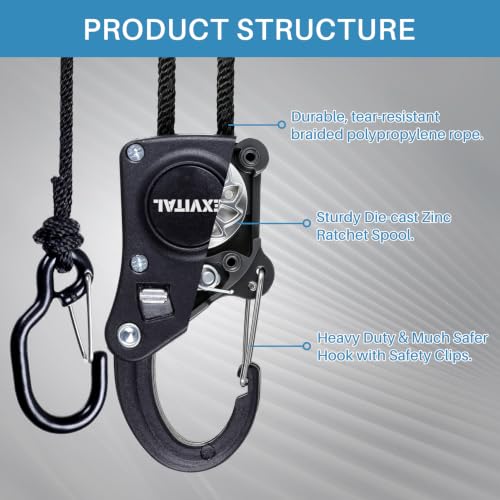 Rope Tie Down Ratchet Straps