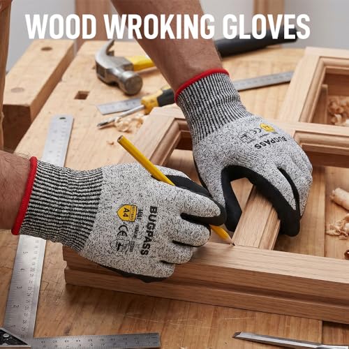 12 pairs ANSI A4 curt resistant gloves