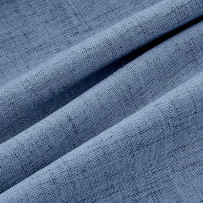 100% Blackout Linen Curtains 2 Panels Set for Bedroom Solid Luxury Decor Thermal Insulation Room Darkening Back Tab Rod Pocket Drapes for Living Room Nursery