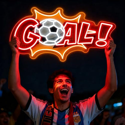 GOAL Soccer Neon Sign (COAL-Big size)