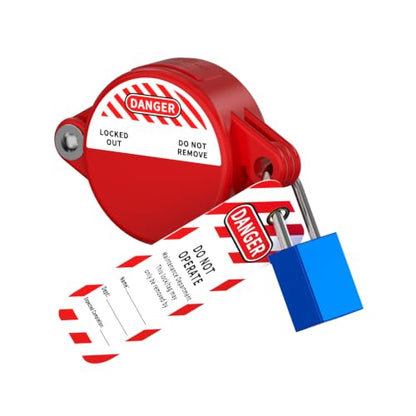 5 Pack Aluminum Safety Padlocks