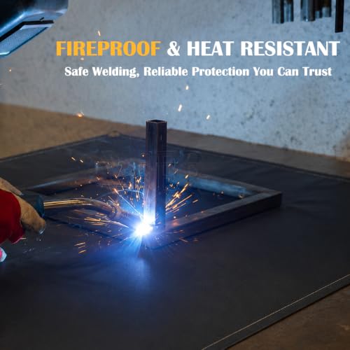 Welding Blanket Heavy Duty Fiberglass Heat Resistant Fabric 1022 °F Fire Resistant Blankets