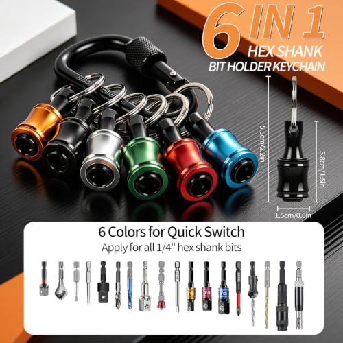12PCS Drill Bit Holders Extension
