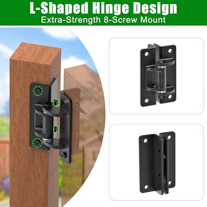 6mm Heavy Duty Bolt On Gate Hinges