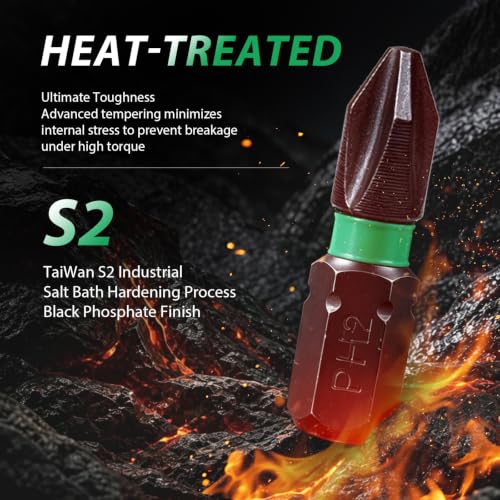PH2-SQ2-T25 Screwdriver Bits