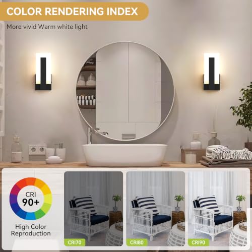 Modern LED Wall Sconces Set of 2