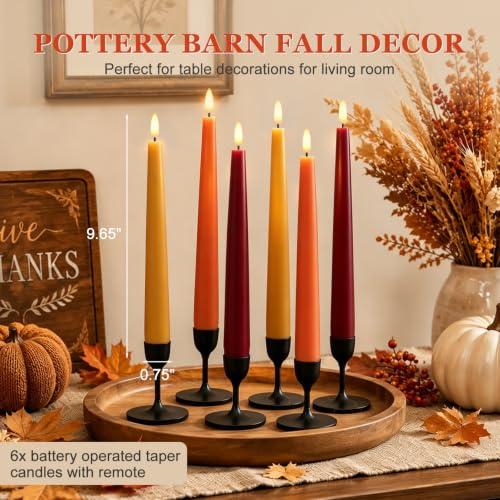 Flameless Taper Candles