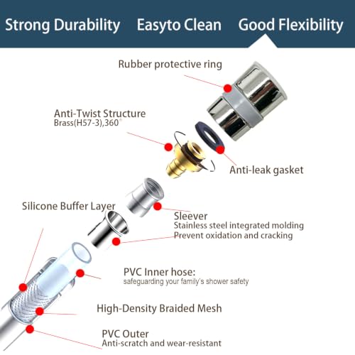 4 Layer Reinforced Shower Hose