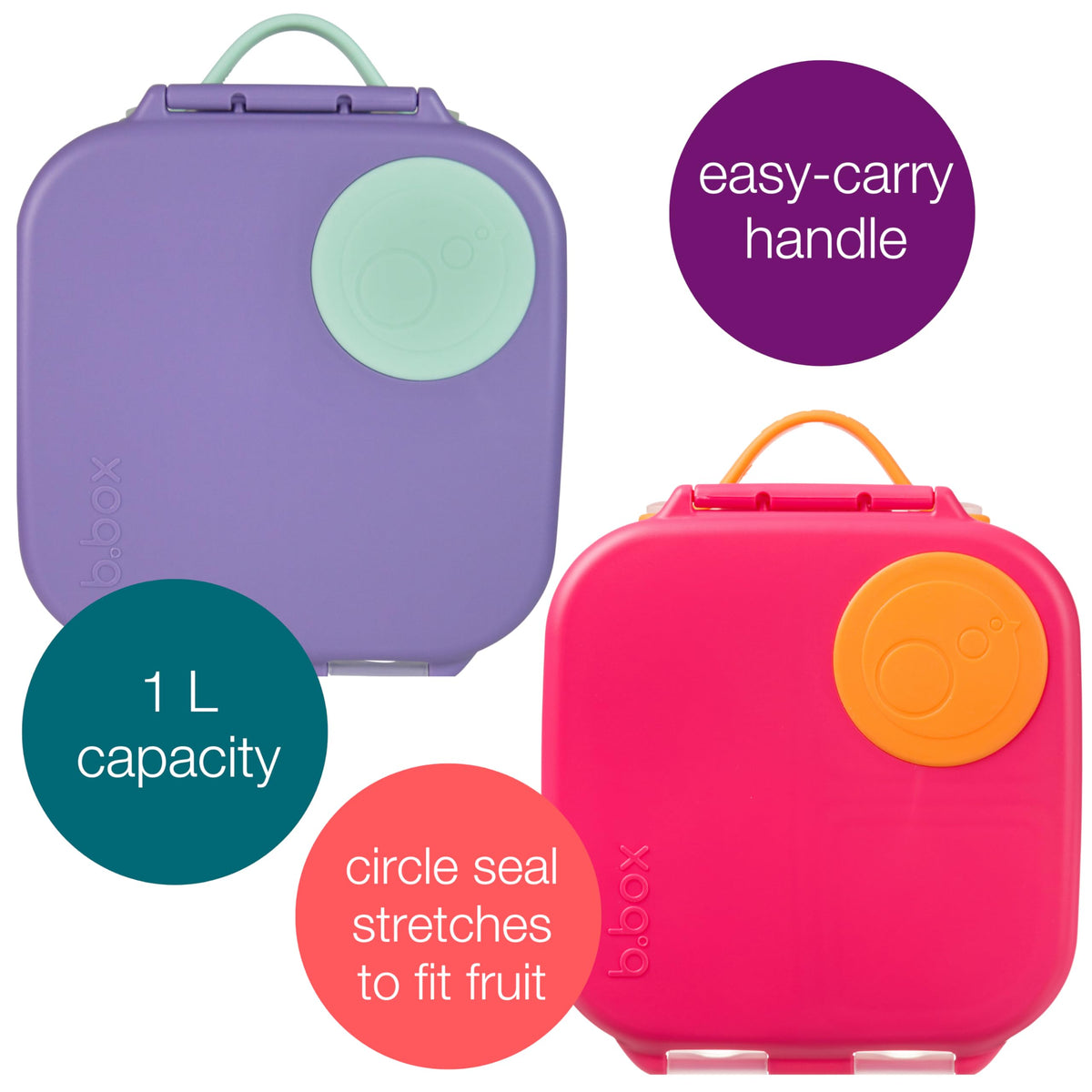 Mini Lunch Box 2 (Lilac Pop + Strawbrry Shake / 2-pack)