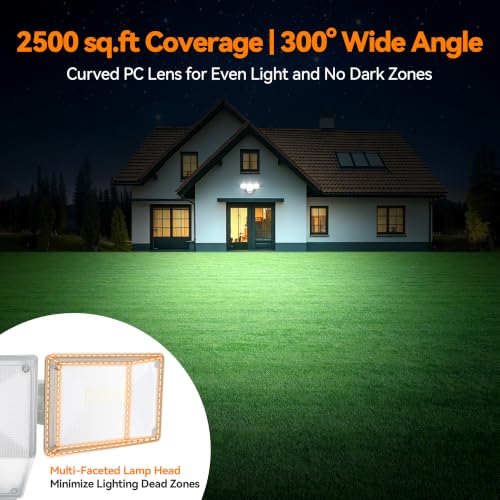85W 10000LM Dusk to Dawn Flood Lights Outdoor