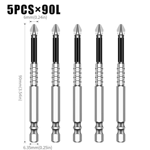 S2 Steel PH2 Screwdriver Bit Set 5