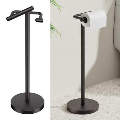 Freestanding Toilet Paper Holder Stand Free Standing