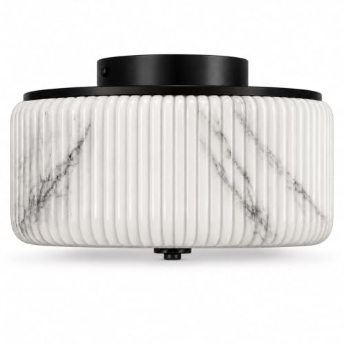 Milk Glass Ceiling Light