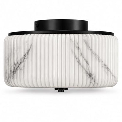 Milk Glass Ceiling Light