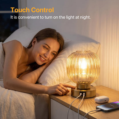 Touch Table Lamp Set of 2 (Gold_2pack)