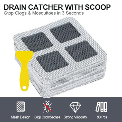 Disposable Shower Drain Hair Catcher