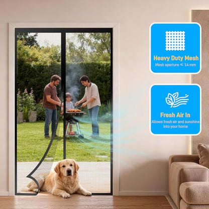 Magnetic Screen Door Mesh