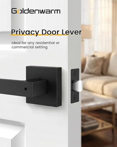 Matte Black Privacy Door Handles Interior (Matte Black)