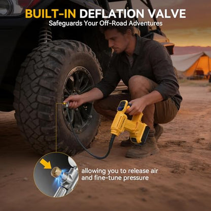 Cordless Tire Inflator Air Compressor