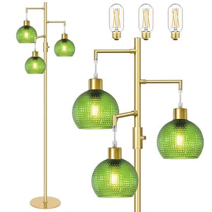 Glass Floor Lamp for Living Room