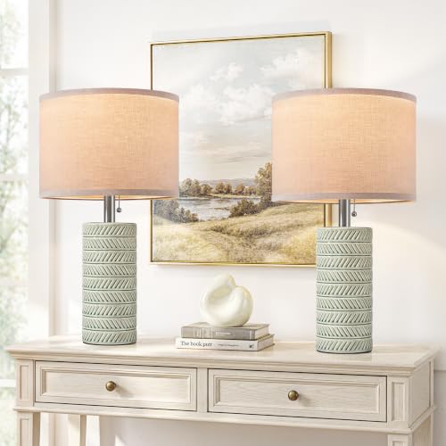 Modern Ceramic Table Lamps Set of 2