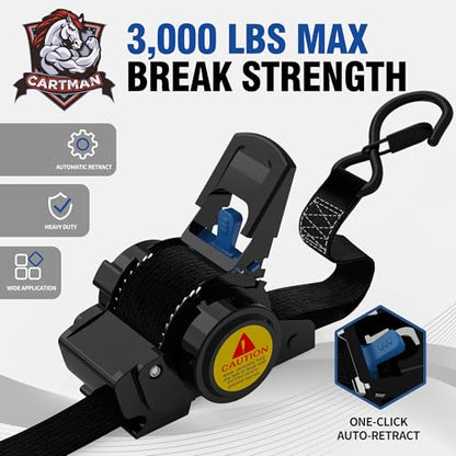 Retractable Ratchet Straps