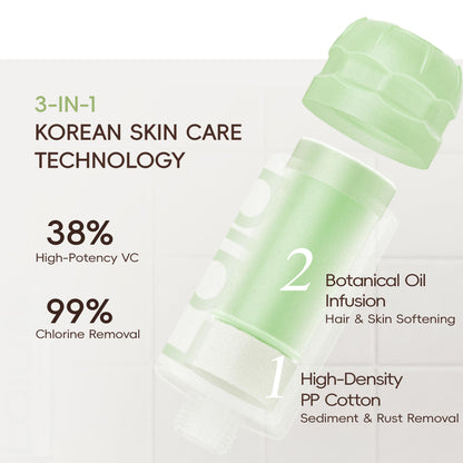 High Pressure Aromatherapy Filtered Shower Head with Handheld (Jasmine Rain set)