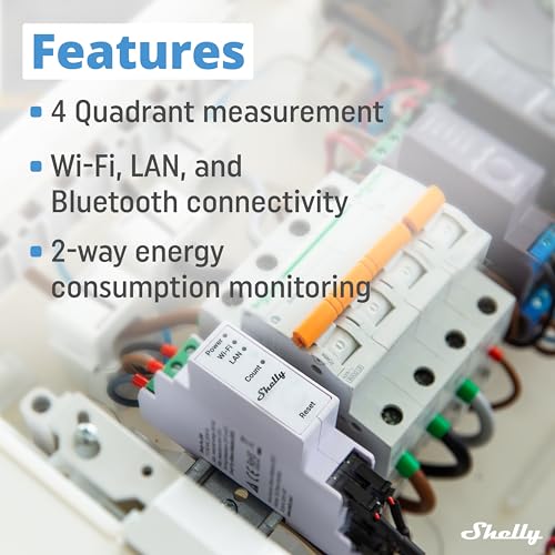 Pro 3EM (400A) Wi-Fi & LAN 3-Phase Smart Energy Meter (Pro 3EM 400A)