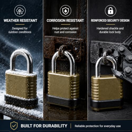 4 Digit Combination Padlock