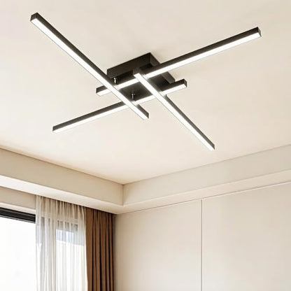 Modern LED Linear Chandelier 21"