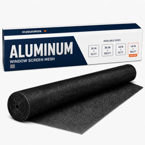 48In x 100Ft Aluminum Window Screen Mesh