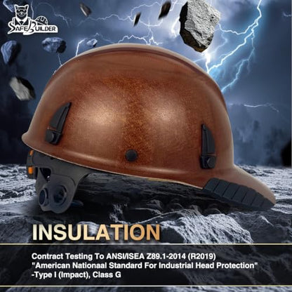 Fiberglass Hard Hats Safety Helmet Lightweight 6