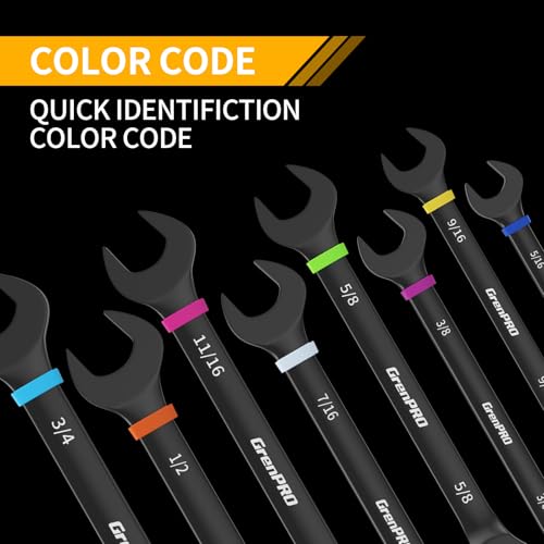Flex Head Ratcheting Wrench Set