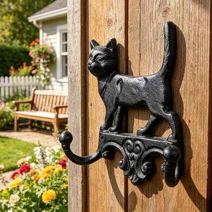 Cast Iron Vintage Dog Wall Hooks