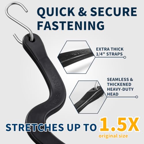 Bungee Cords with 304 Stainless Steel S Hooks
