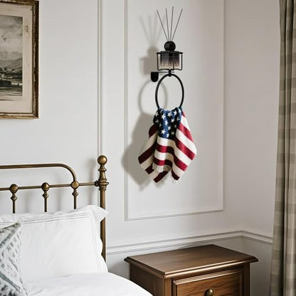 Towel Hook Bath Towel Ring with Shelf
