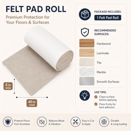 Felt Furniture Pads Self Adhesive Felt Tape for Hardwood Floors