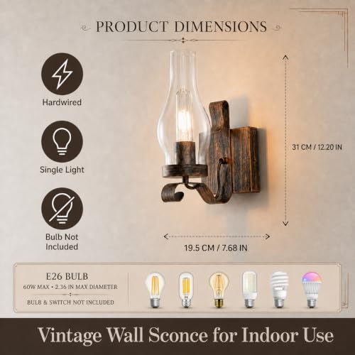 Vintage Bathroom Vanity Light