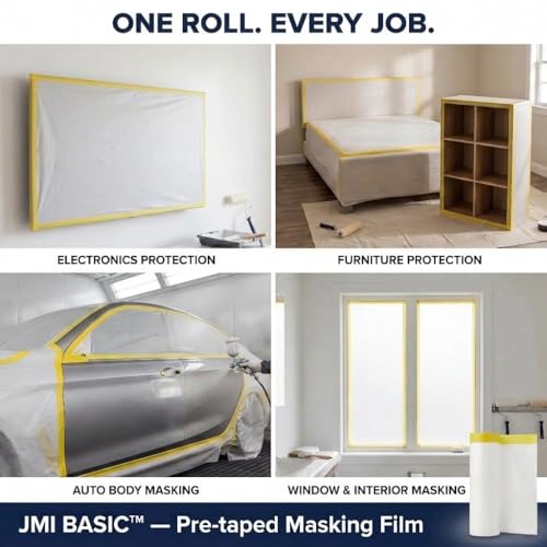 Pre Taped Masking Film for Car Painting