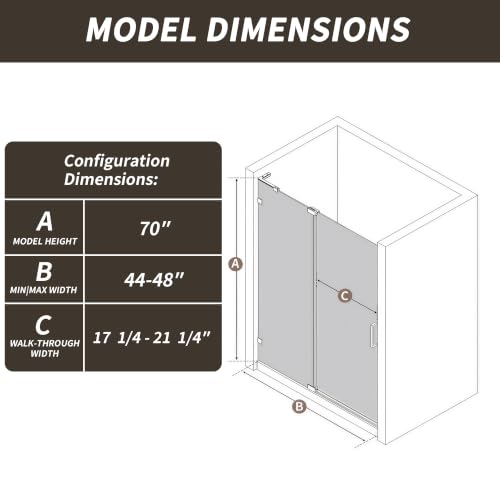 Frameless Pivot Shower Door