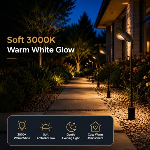 Hardwired Leaf Outdoor Path Light