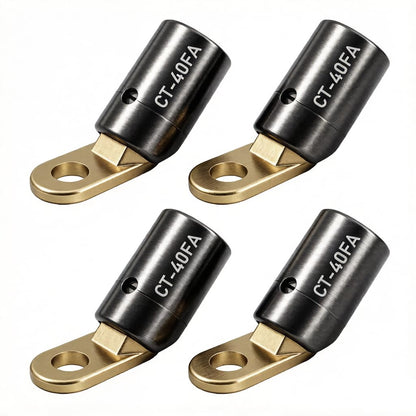 4 Pieces CT 40FA Welding Connector Terminal (Black Ct-40fa)